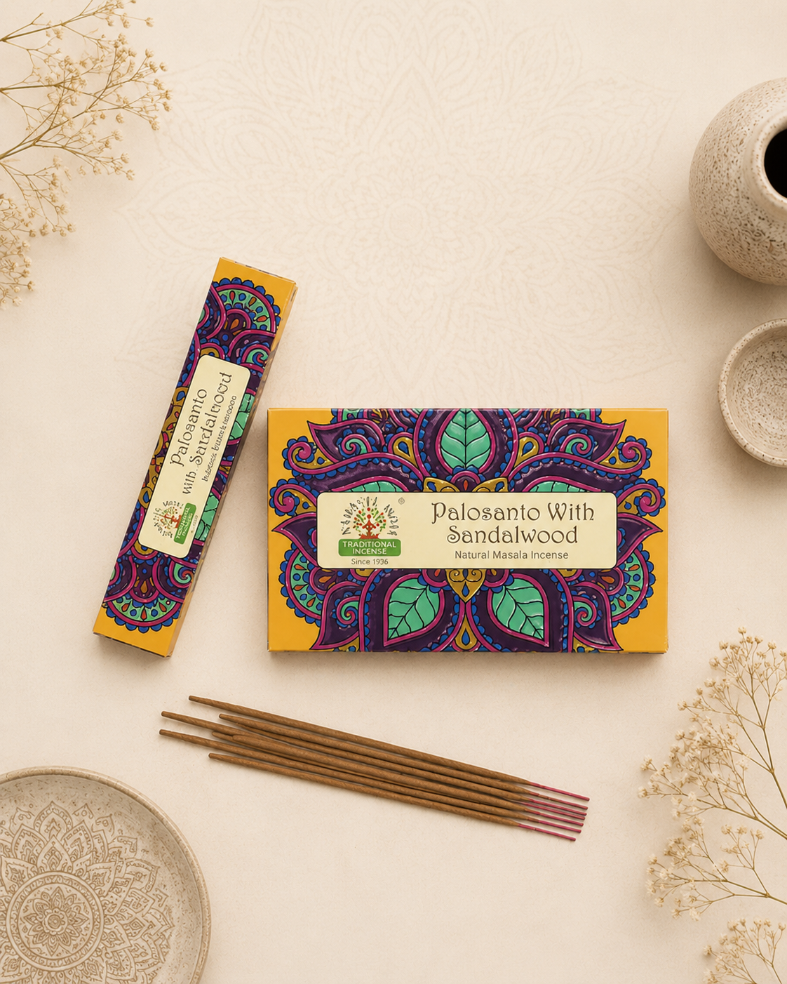 smilkalai "mandala" palo santo with sandalwood smilkalai "mandala" palo santo with sandalwood