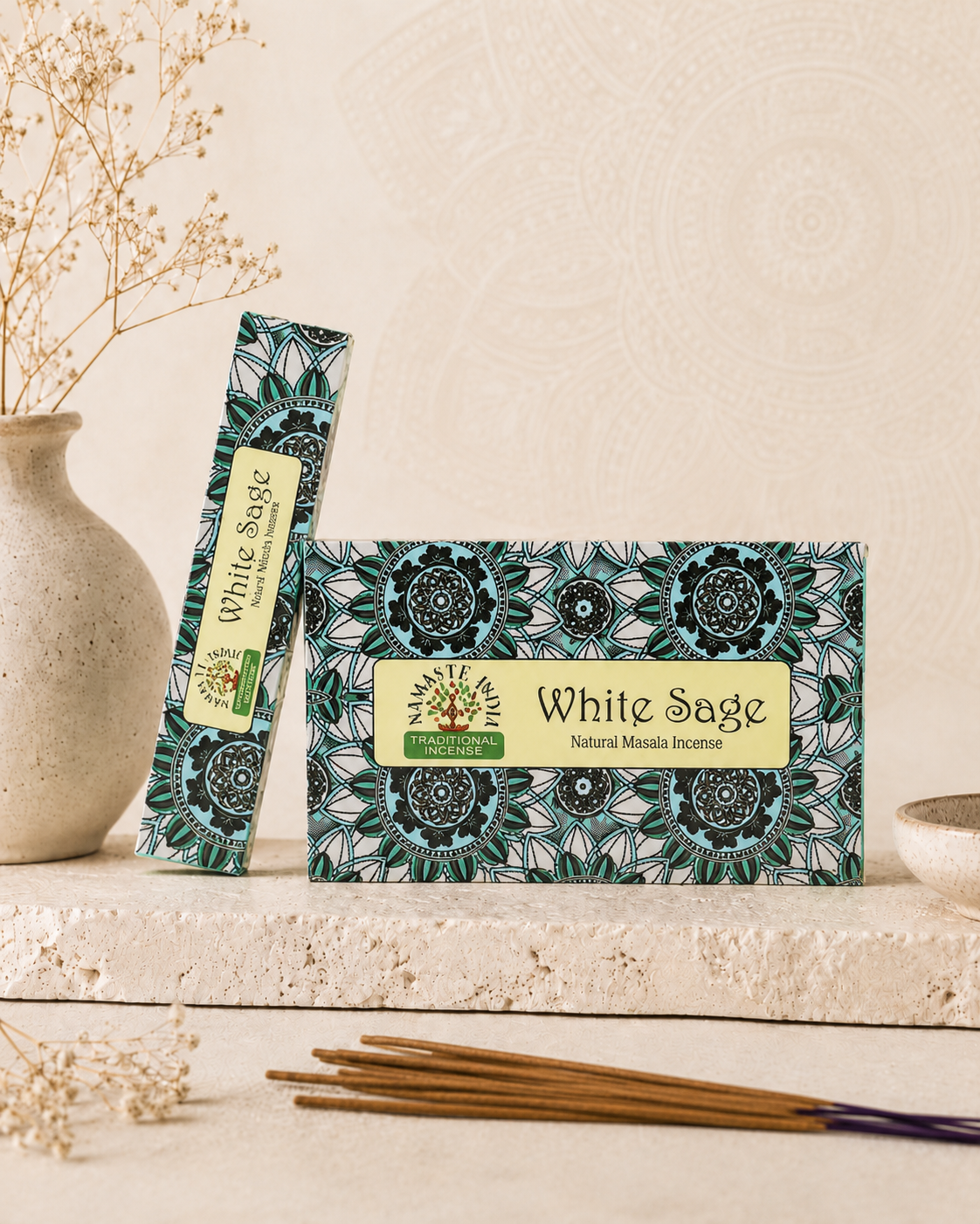 smilkalai "mandala" white sage smilkalai "mandala" white sage