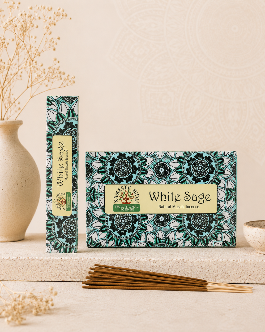smilkalai "mandala" white sage smilkalai "mandala" white sage